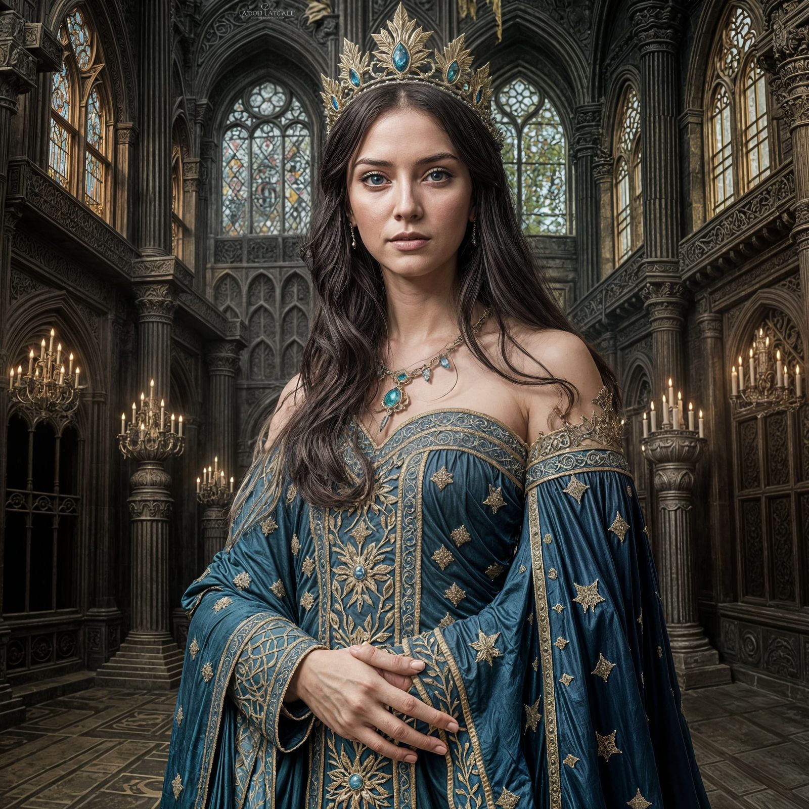Queen Elara Lúthien: A Regal Portrait