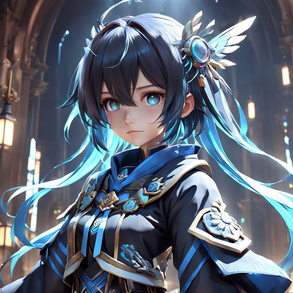 Vibrant Anime Concept Art in 8K Resolution