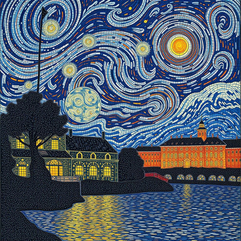 Pointillist Masters in Harmony