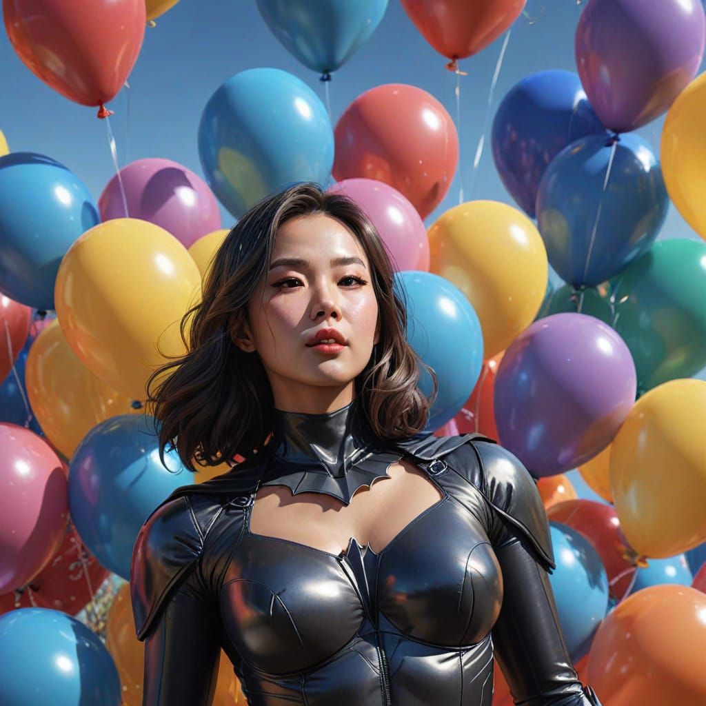 Hyper-Realistic DC Comics-Inspired Korean Female Batman