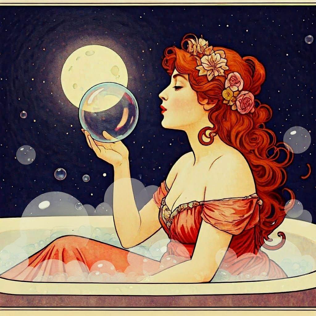 Bubble bath al fresco