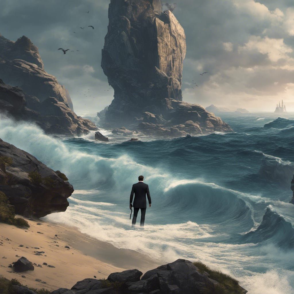 James Bond Hunts Eeyore: Dark Fantasy Concept Art