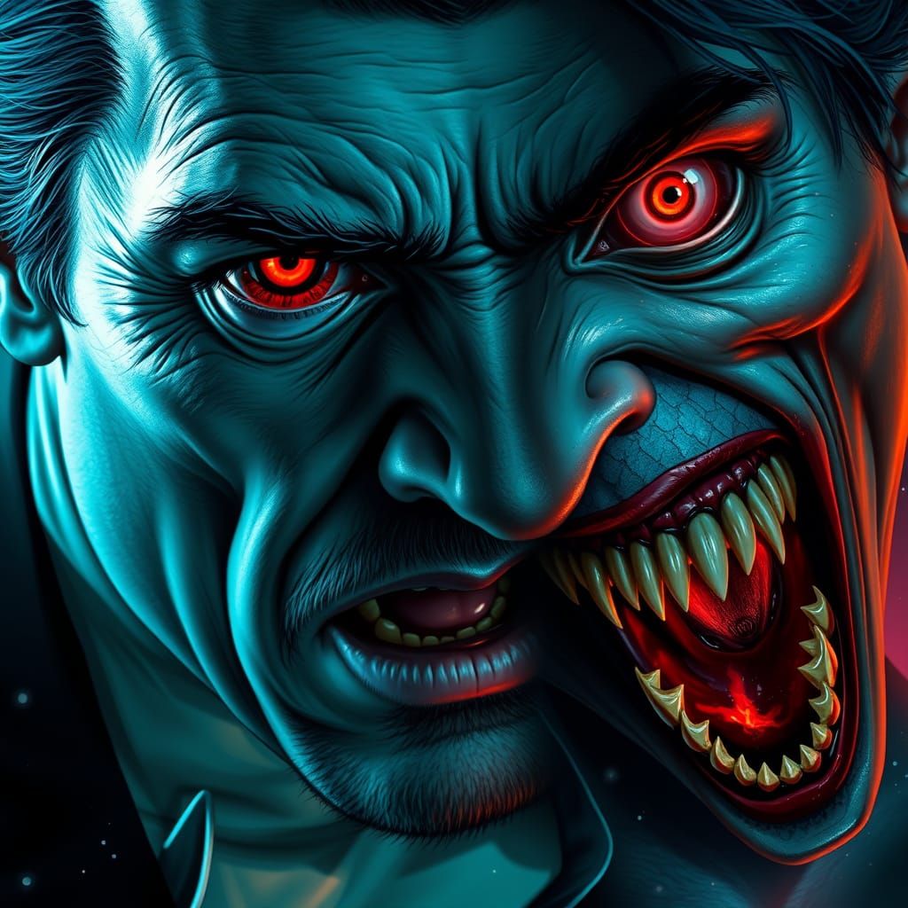 Duality Revealed in Dark Fantasy Hyperrealism