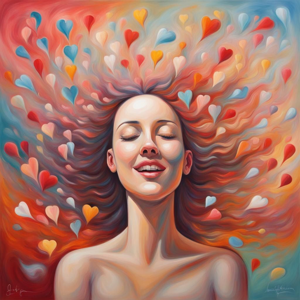 Abstract Surrealism: Self-Love and Euphoric Joy