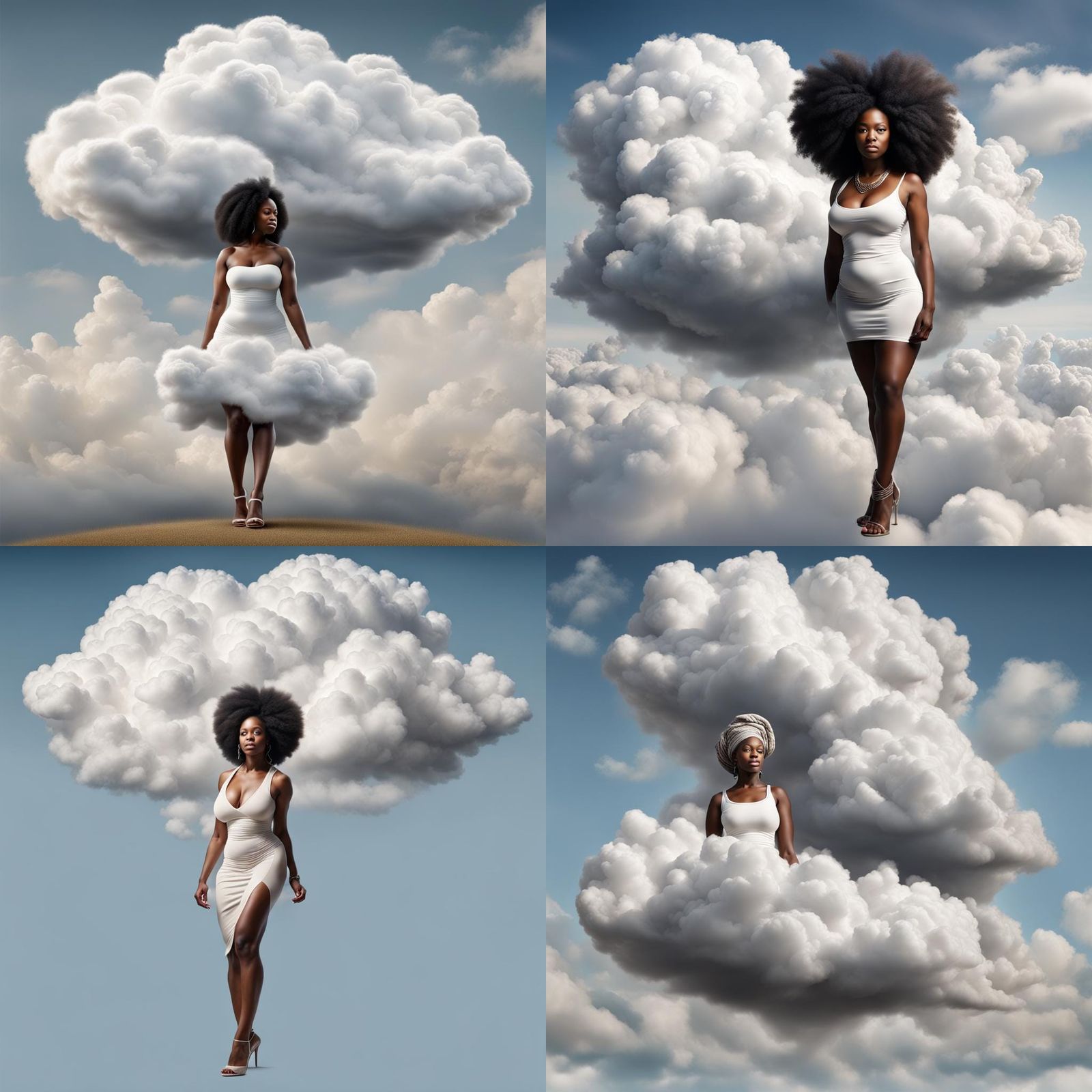 Cloudscape: Curvy Women in the Sky