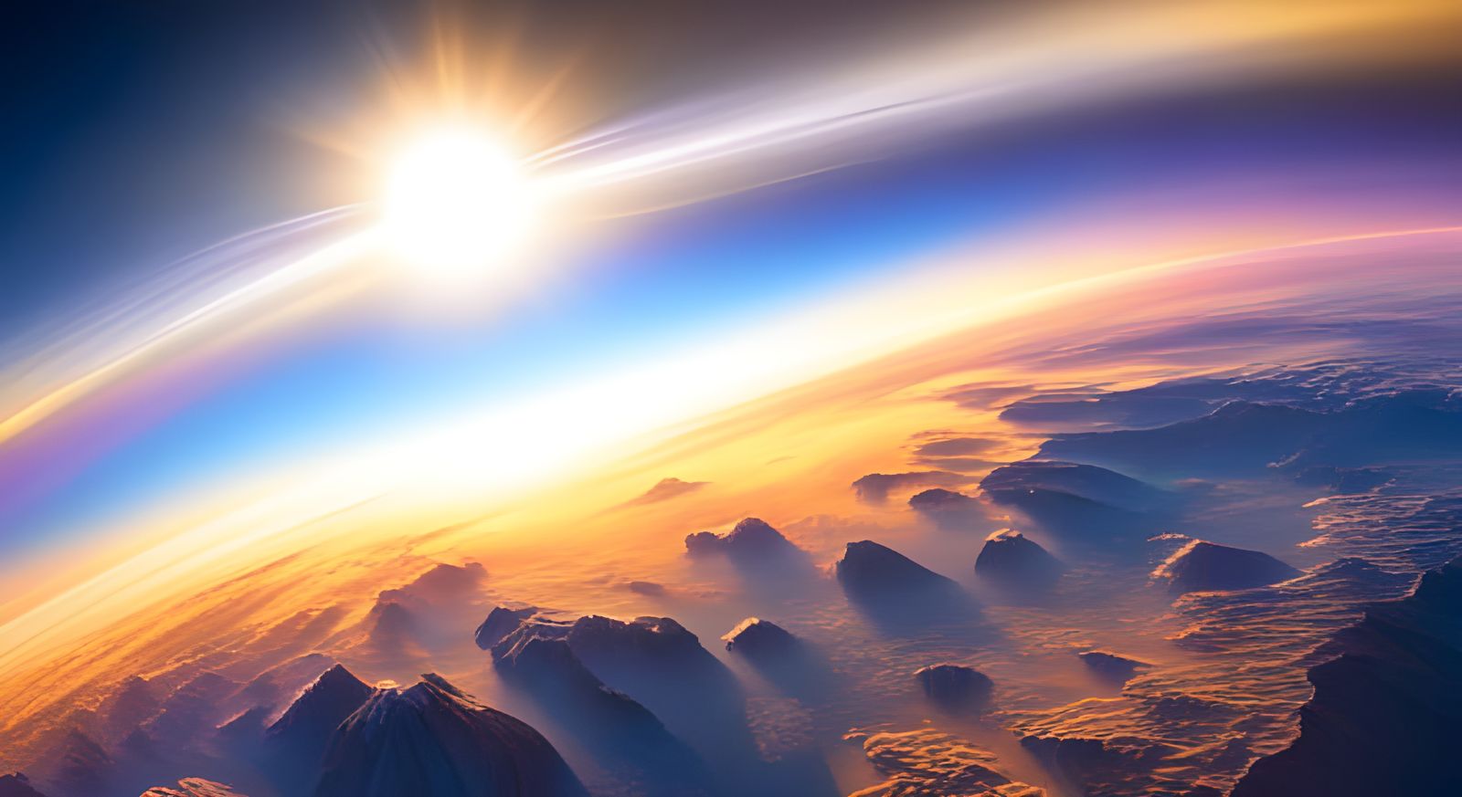 Ozone Layer Protects Earth in Hyperrealistic Rendering