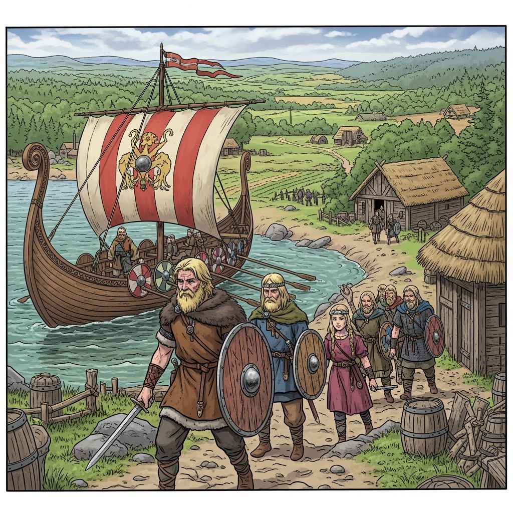 Viking Family Life in Normandy, 850 AD