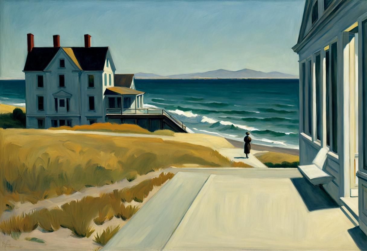 Evocative Scene in Style of American Realism