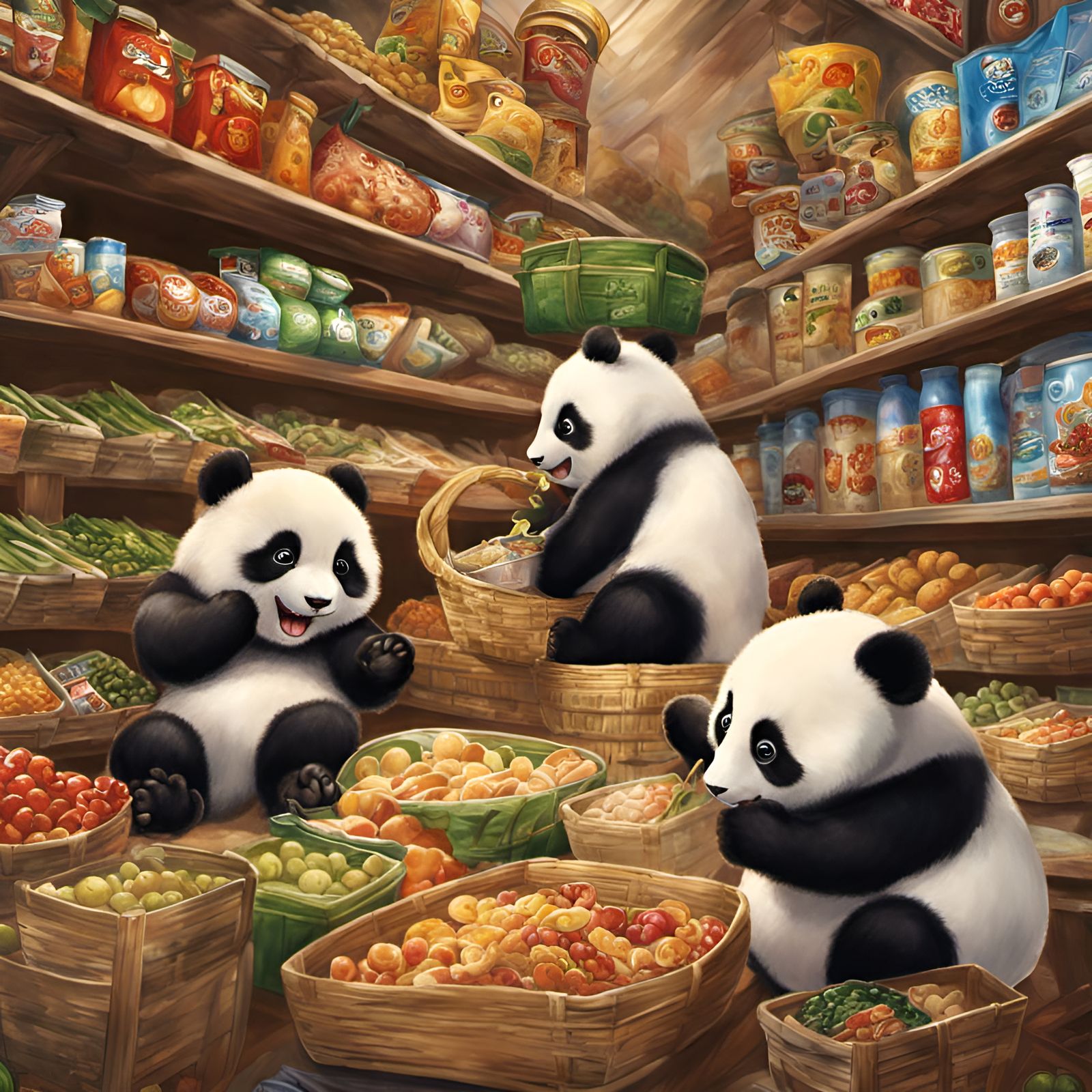 teamwork: left🎋 for fun 🐼🤪