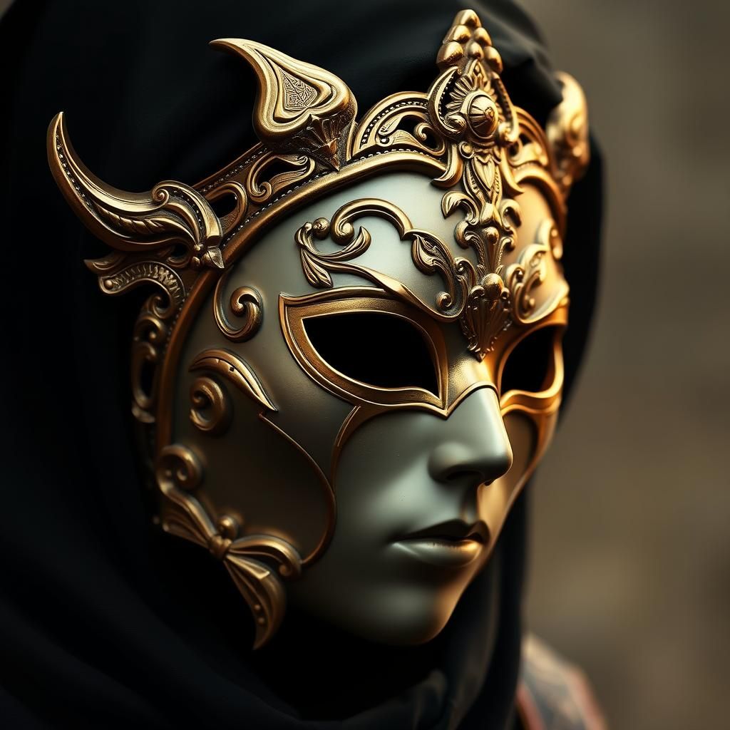Ornate Golden Mask
