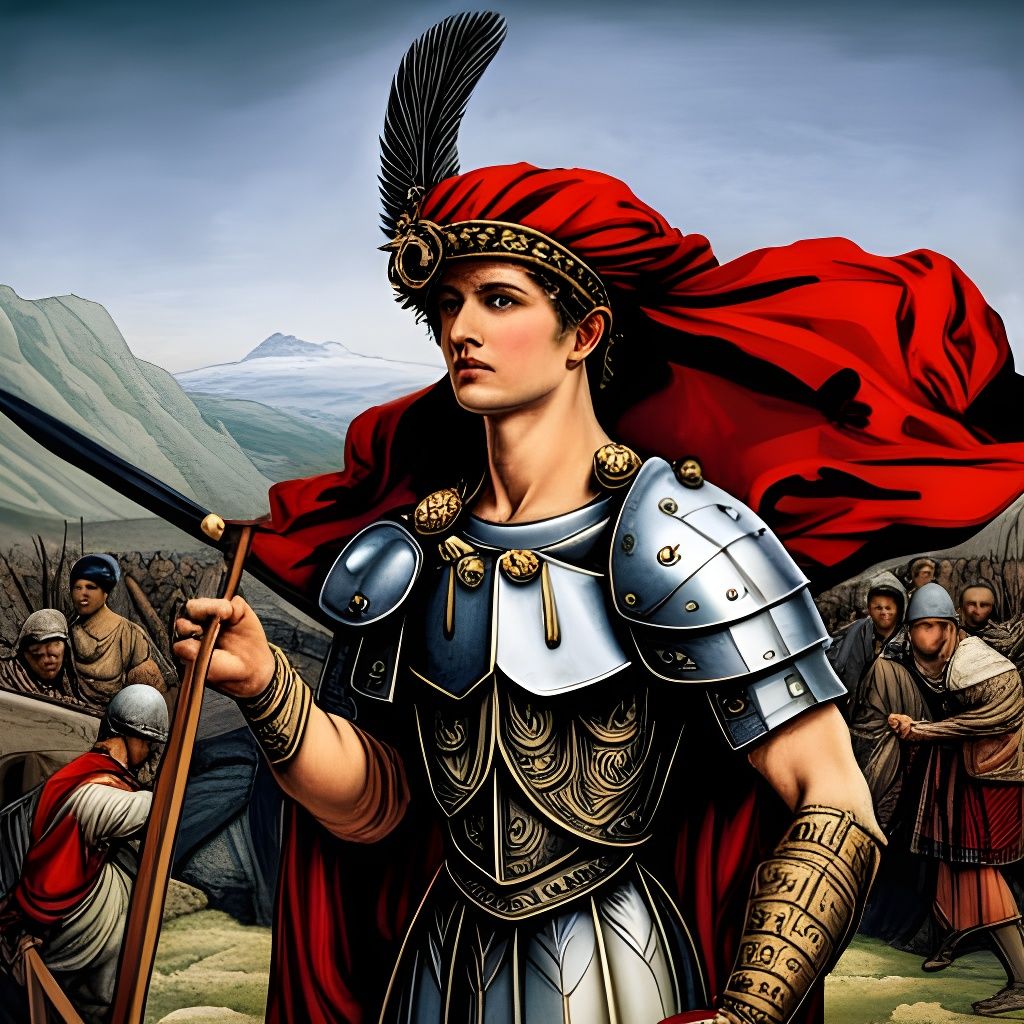 Roman Legionary Portrait in Classical Style