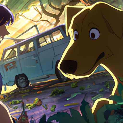 Scooby-Doo as Studio Ghibli Anime