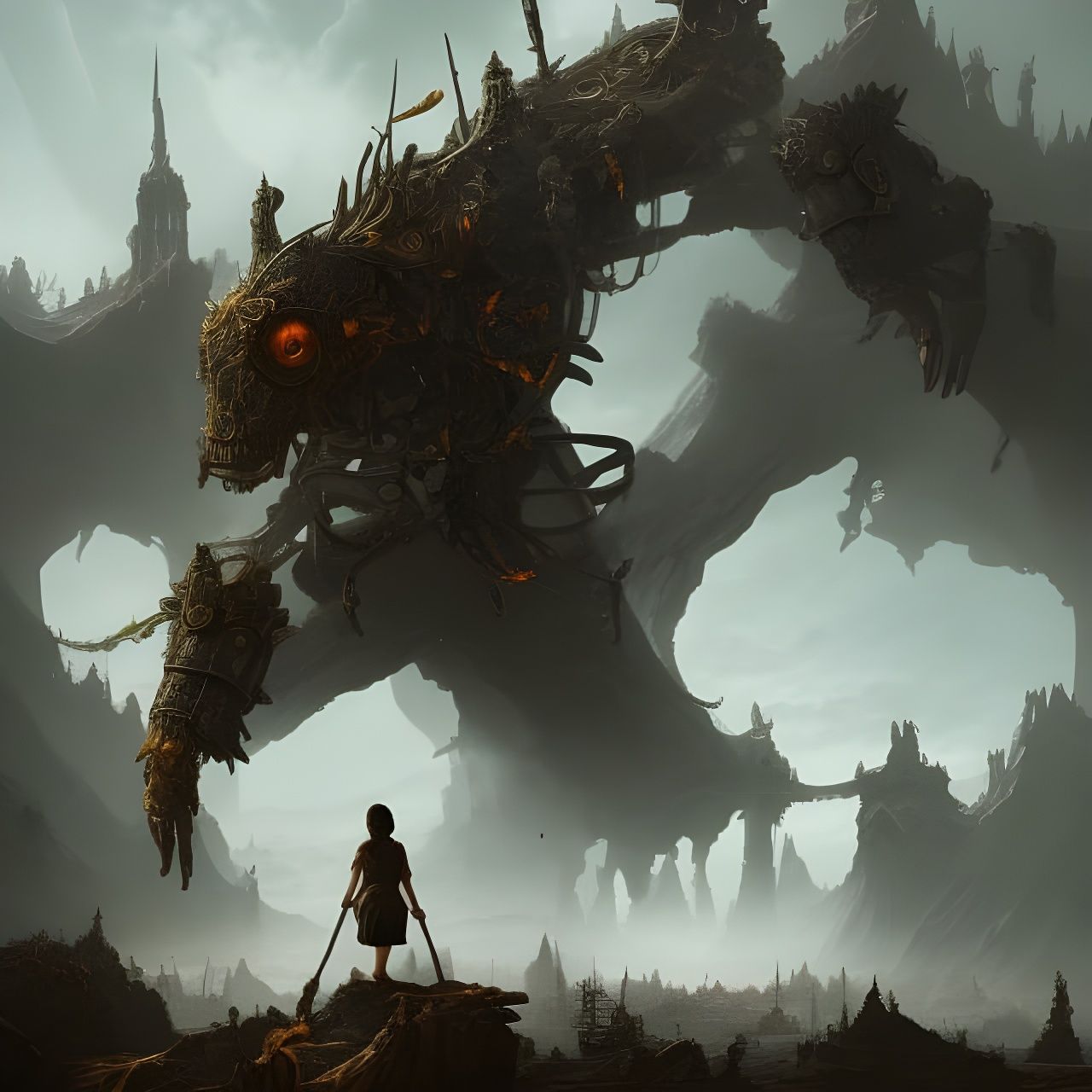 Epic Giant Masterpiece Trending on Artstation