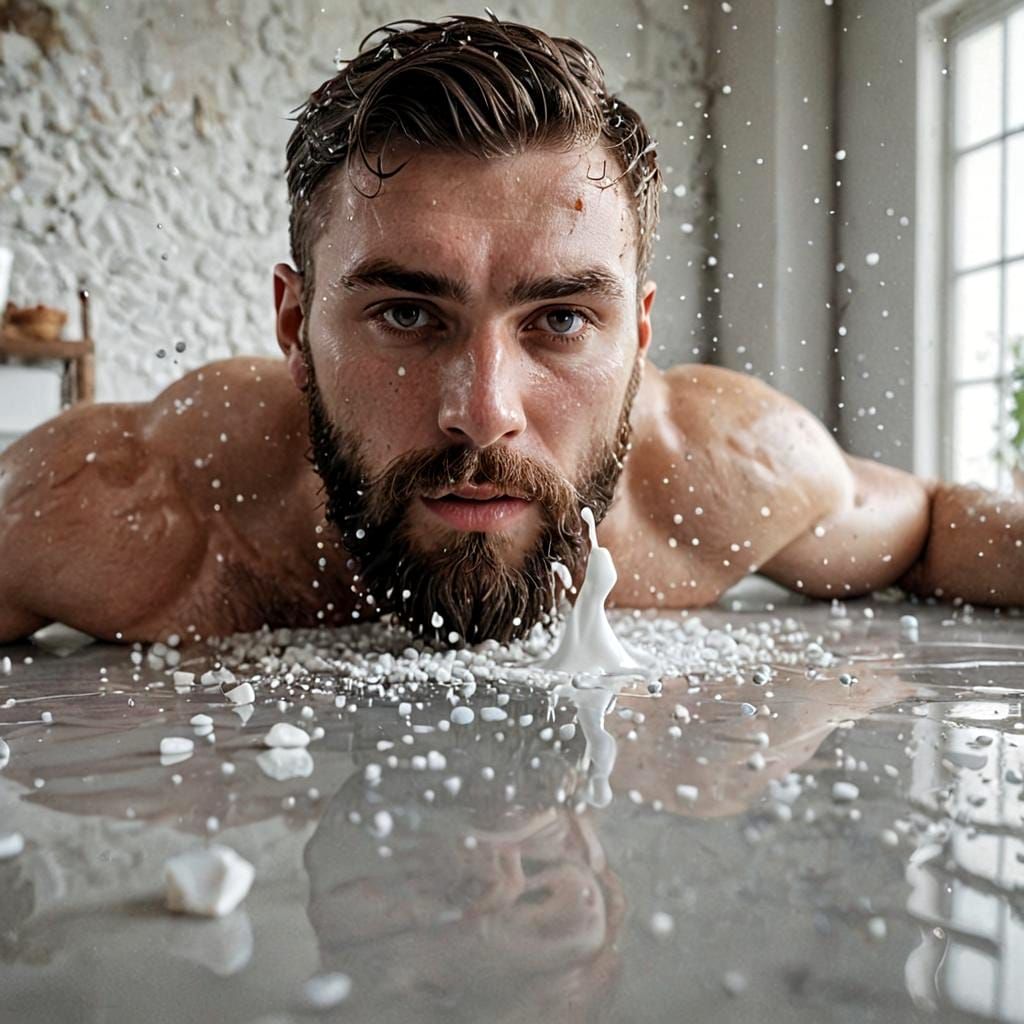 Porcelain Man: A Detailed Photographic Masterpiece