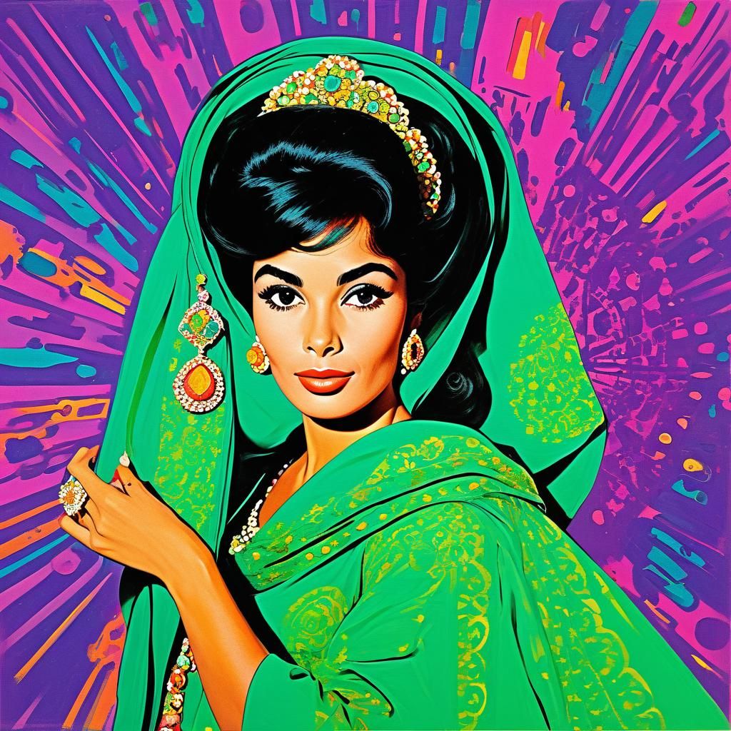 Esmeralda in 1960s Pop Art Style