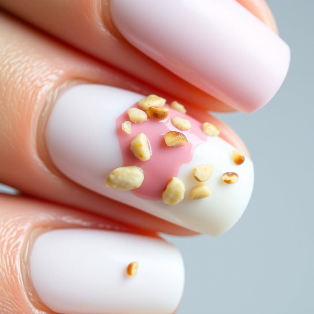 Vibrant Ice Cream Nail Art in Exquisite Detail