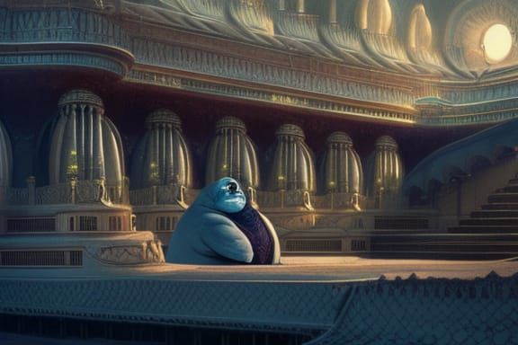 David Lynch Designs Jabba's Palace: Sinister Cinematic Art