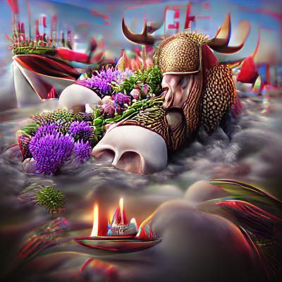 Epic Viking Funeral at Sea