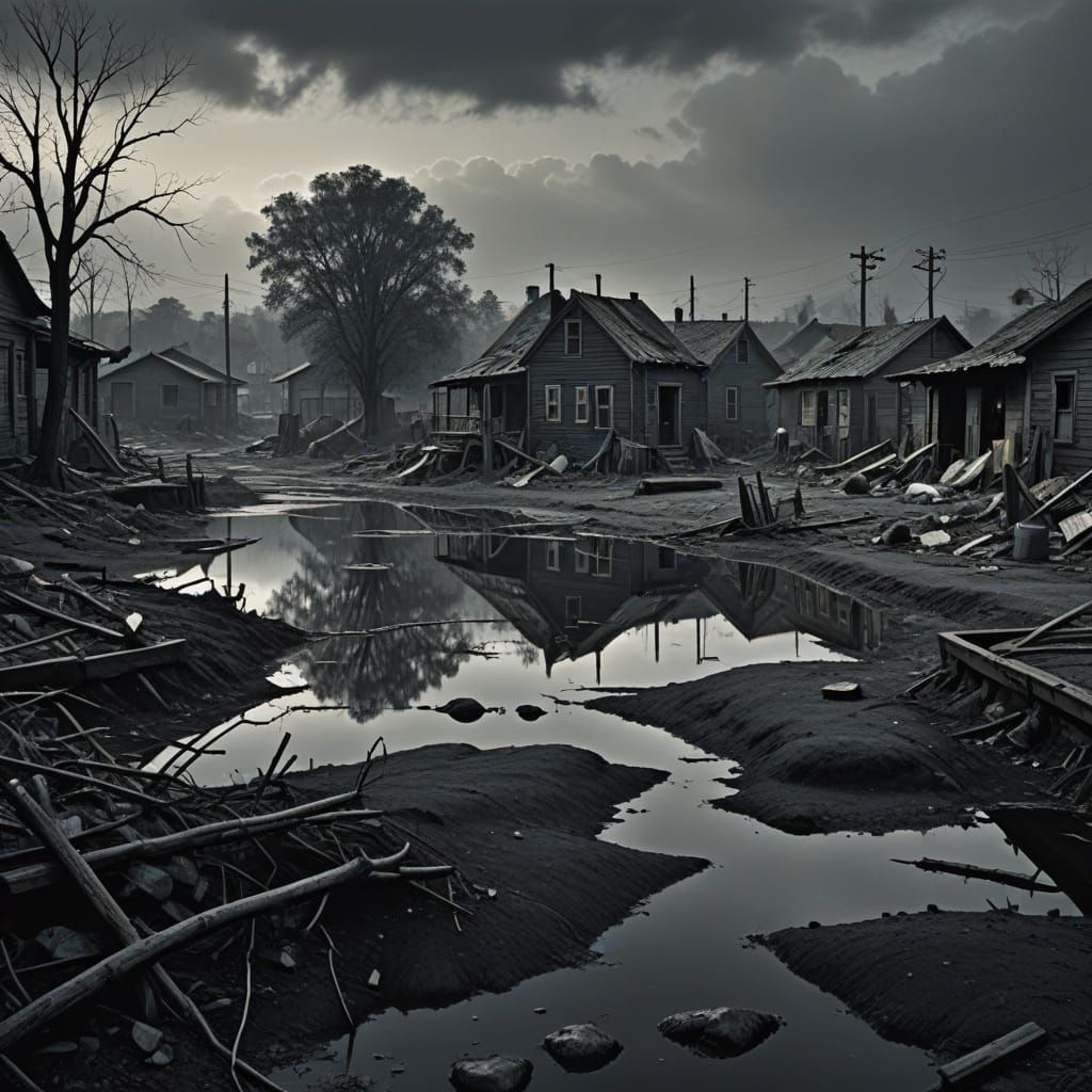Hauntingly Realistic Polluted Landscape Photography