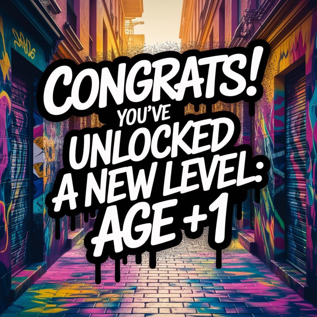 Vibrant Graffiti Text Melts into Street Art