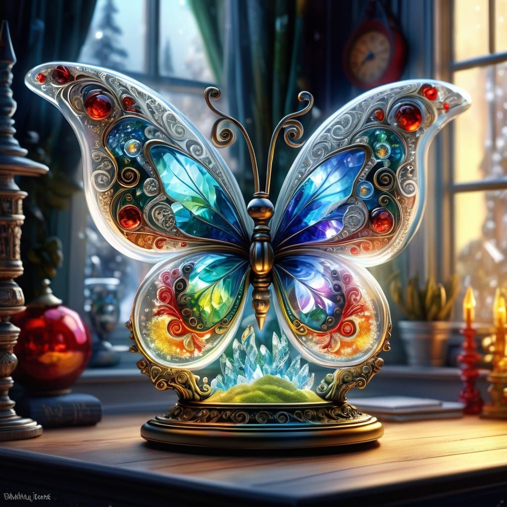 Butterfly lamp