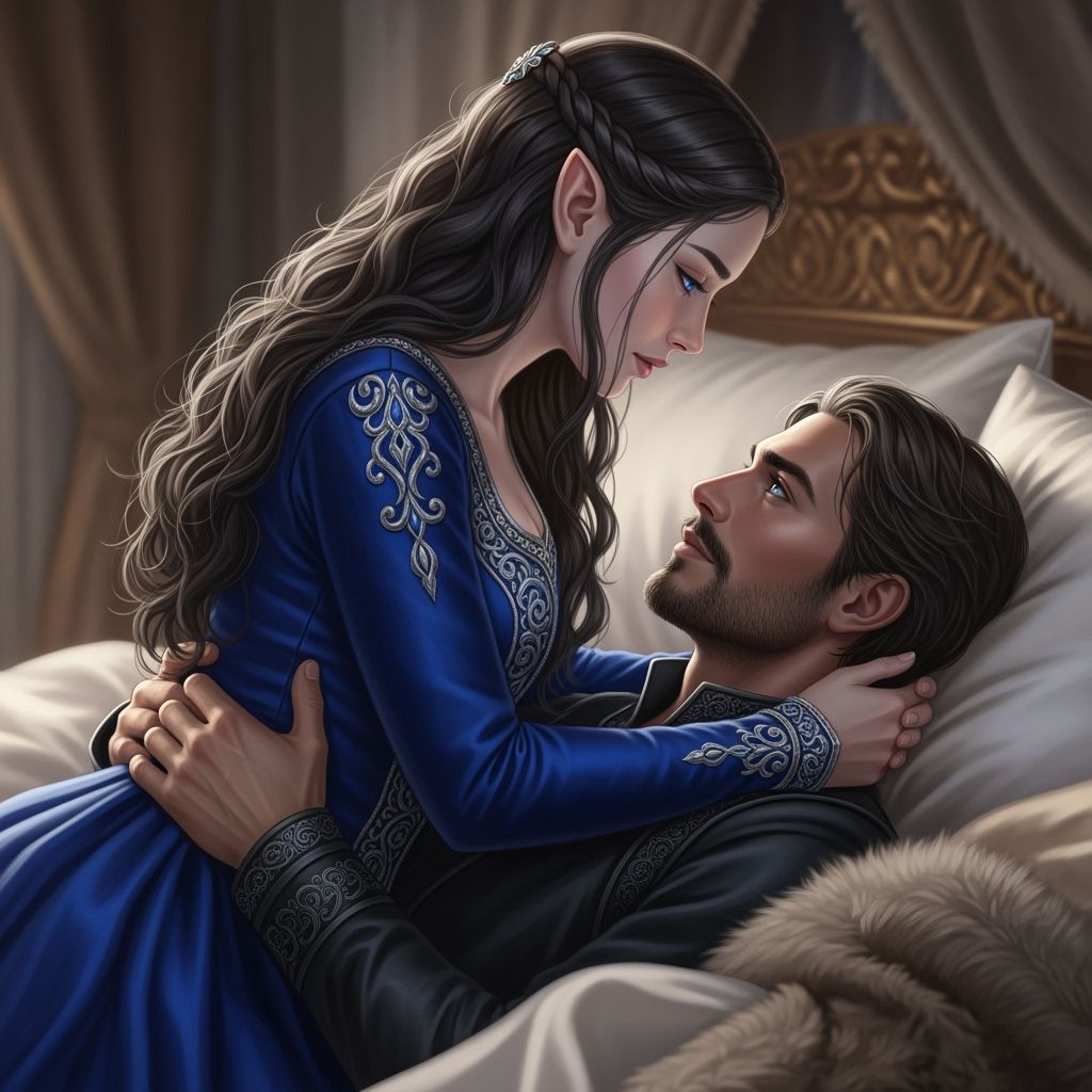 Elven Princess and Human Lord: A Forbidden Love