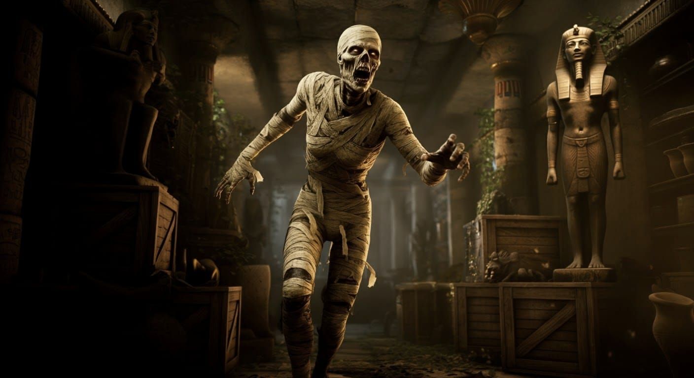 Mummy's Curse: Hyperrealistic Shop of Horrors