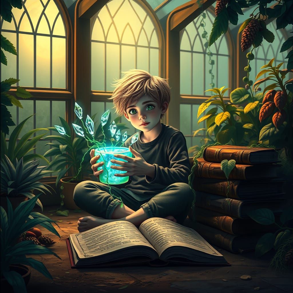 AN ENCHANTED GREENHOUSE