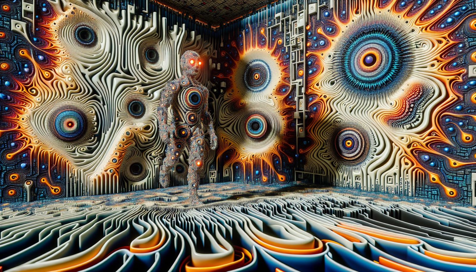 Götterdämmerung 3D broken jagged masterpiece wonderland semi...