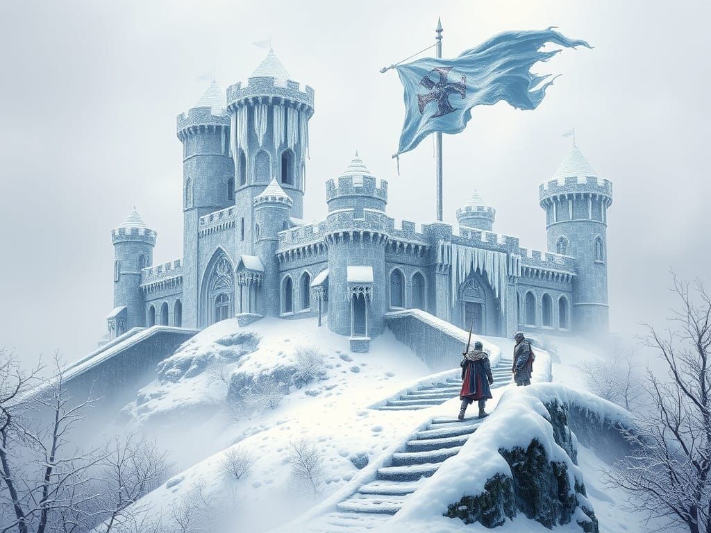 Realistic Middle Ages - "Winter Fortress in Hermatis"
