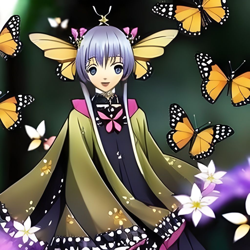 Anime Style Character with Subtle Smile