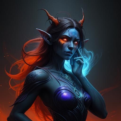 Elf to Werewolf Transformation in Hyperrealistic Style