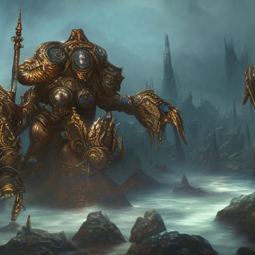 Detailed 3D Cantle in Deep Color