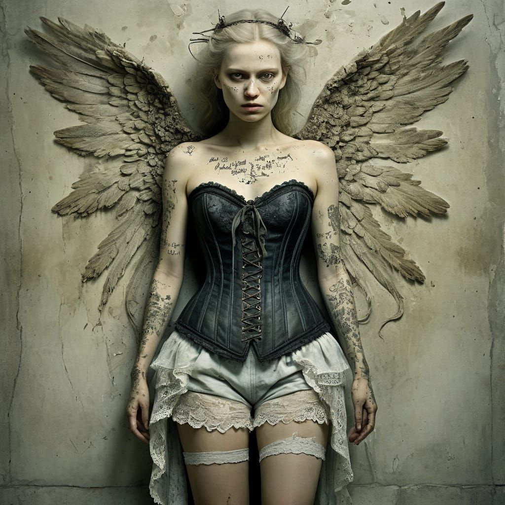 Ethereal Angel of Death in Asylum