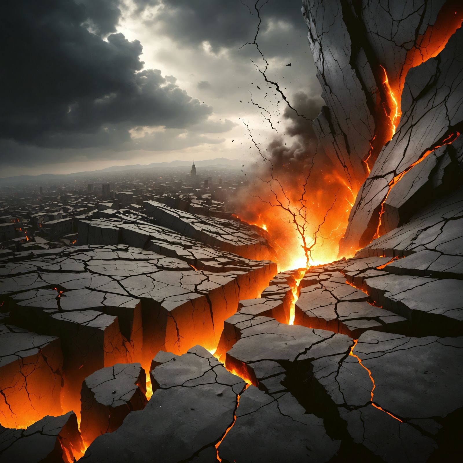 Resilience: Life Emerging from Earthquake's Fiery Core