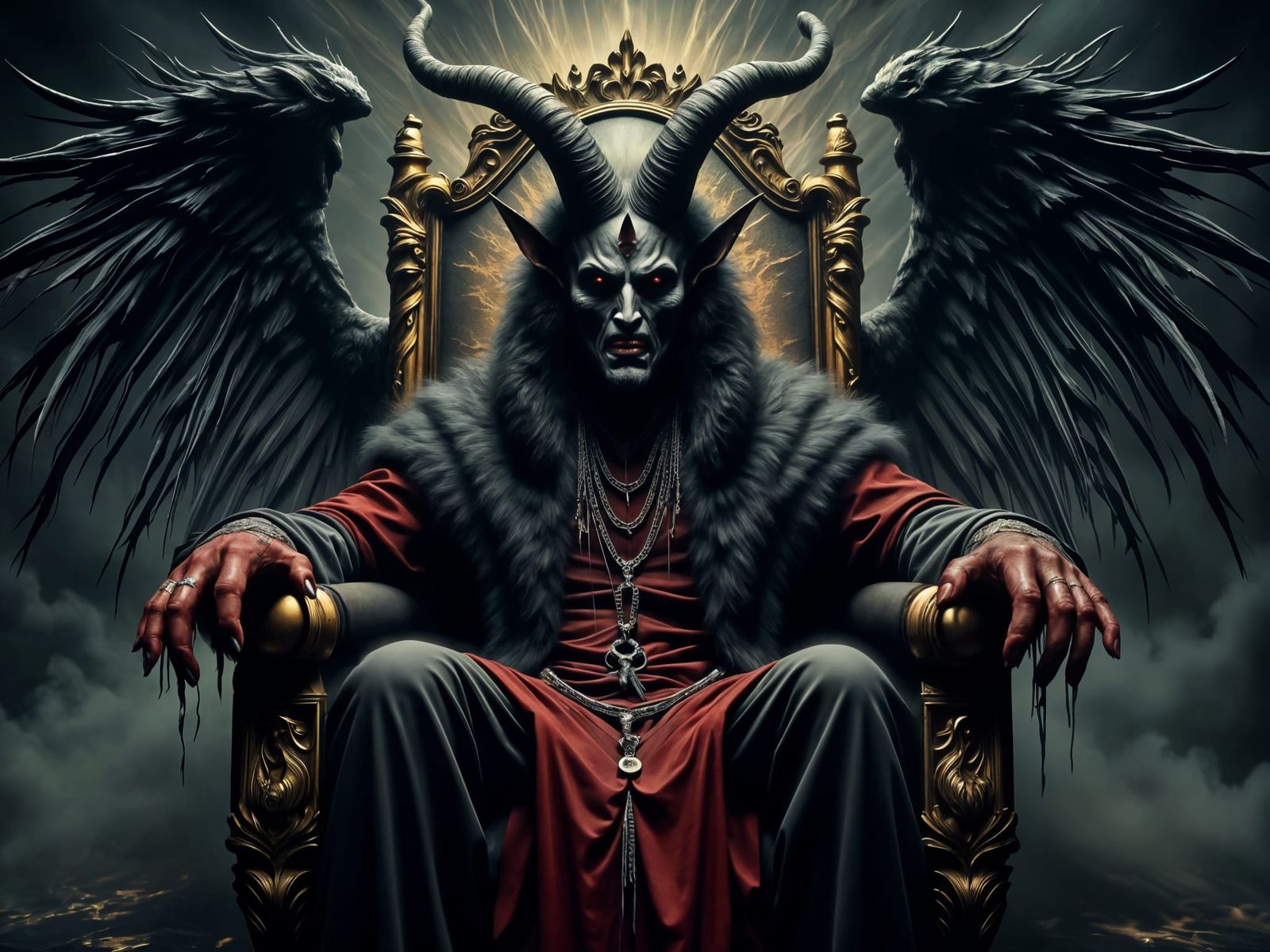 Belial on Obsidian Throne with Dual Facade