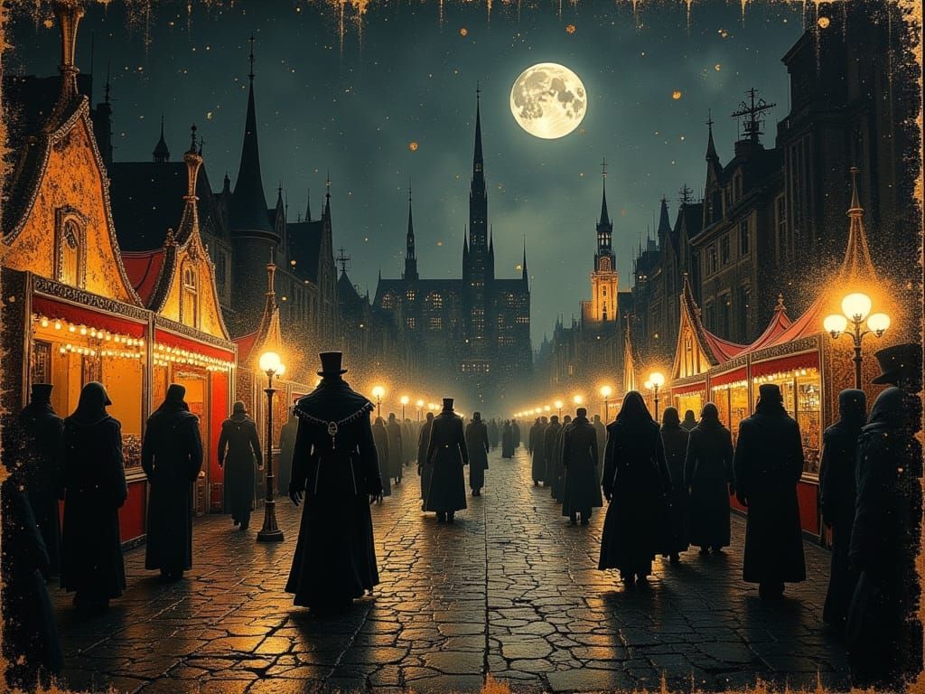 Sinister Carnival with Haunted Rides and Eerie Clowns