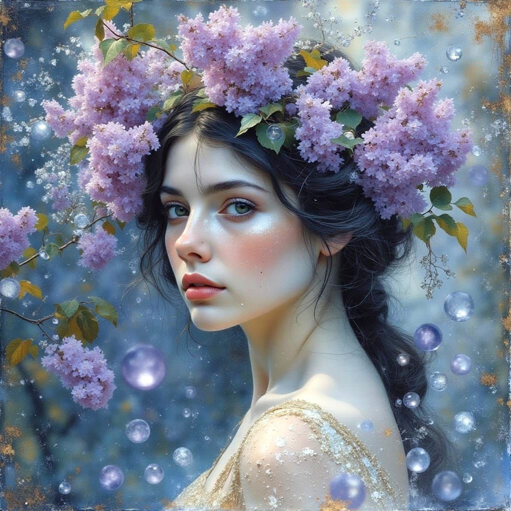 Lilac Fairy in Vintage Film Style