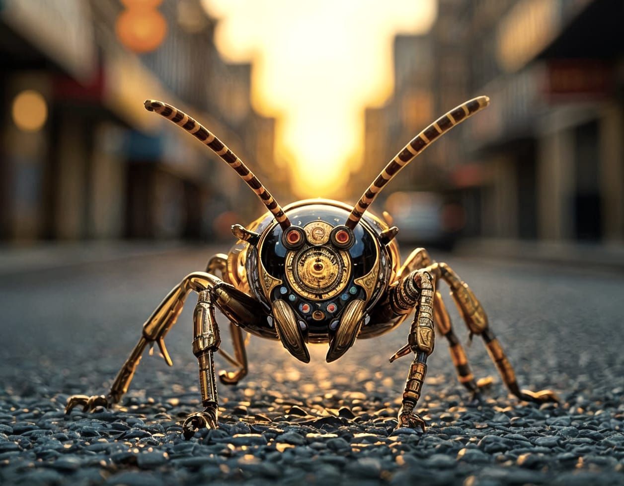 Golden Habelia Optata in Abandoned Chinatown