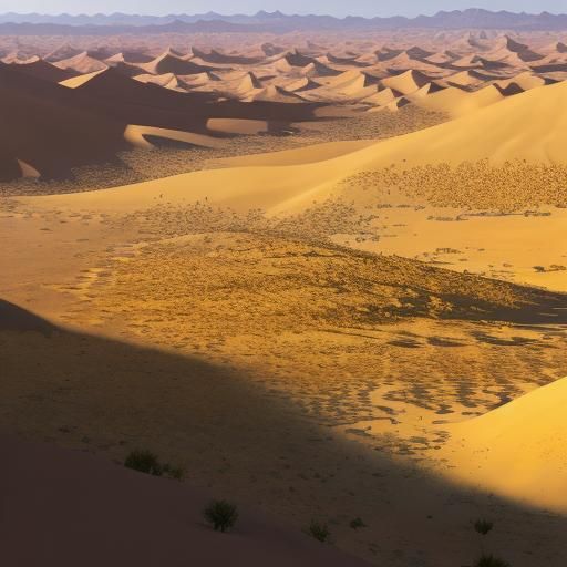 Desert Biome in Sharp Focus, High Definition
