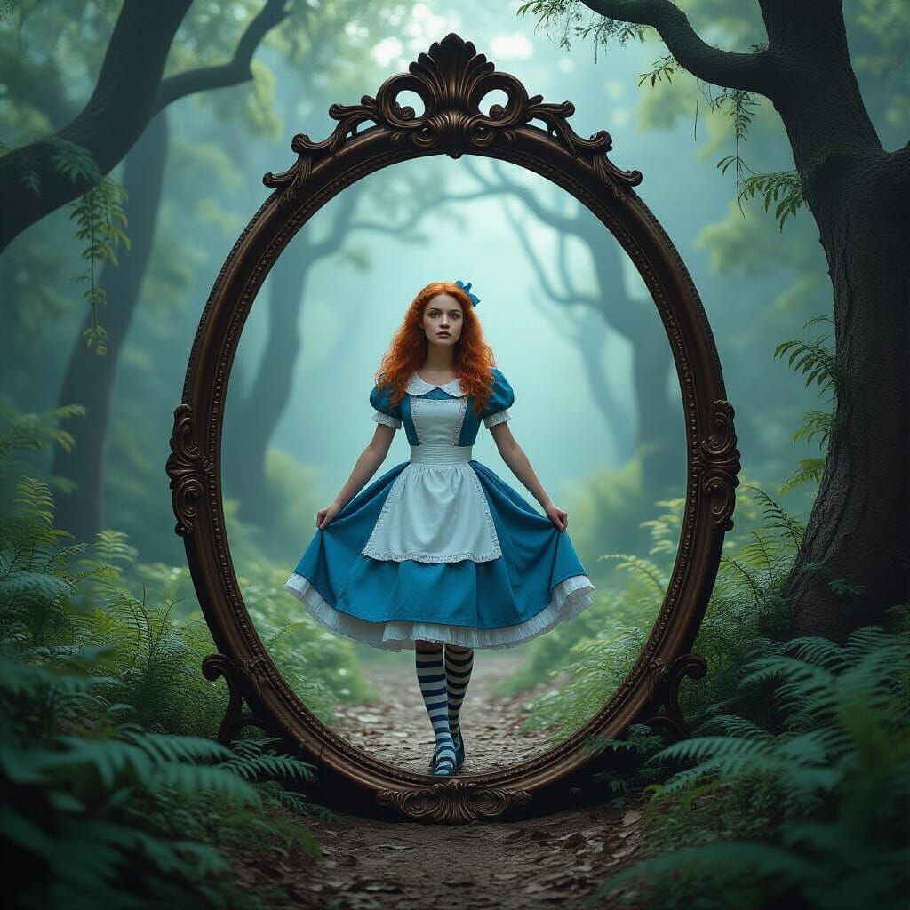 Through the Looking Glass AI Art
