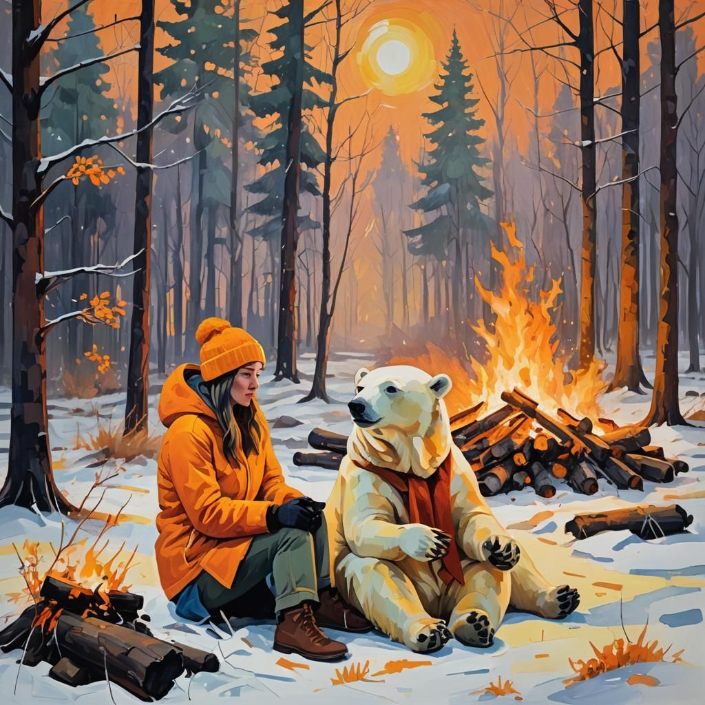 Fauvist Masterpiece of Post Apocalyptic Harmony