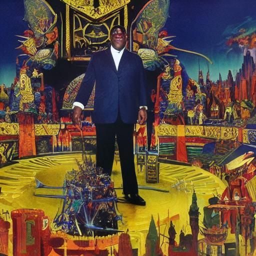 Magic Johnson's Band: Epic Digital Matte Painting