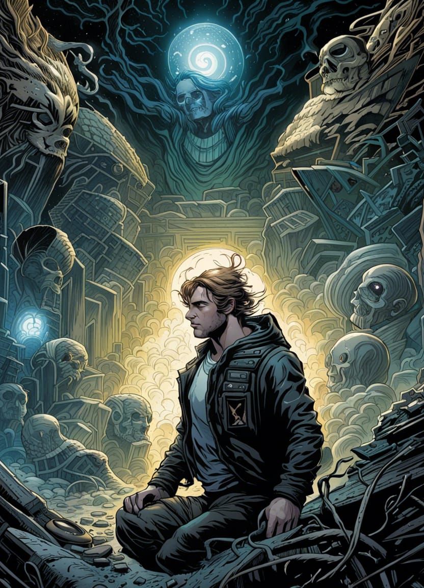 Forgotten Knowledge: Comic Book Style Art