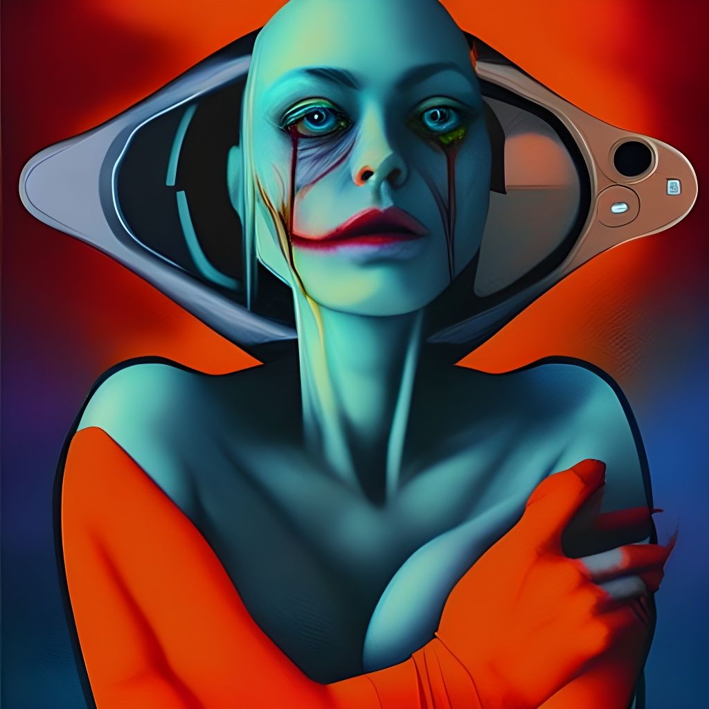 Eerily Charming Sci-Fi Horror Art