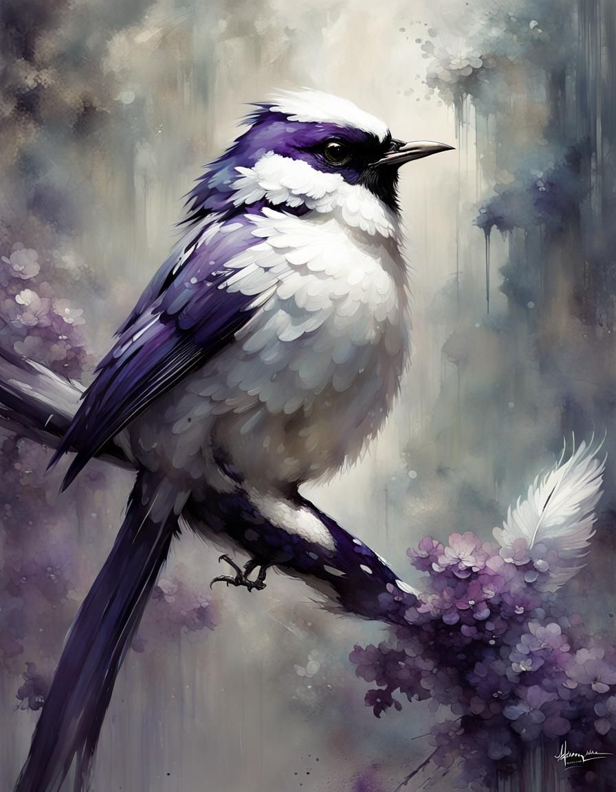 Whitened violet