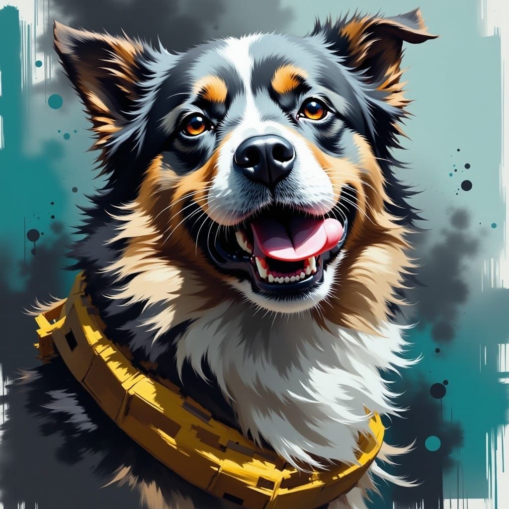 Ink Sketch with Flux Effects Applied