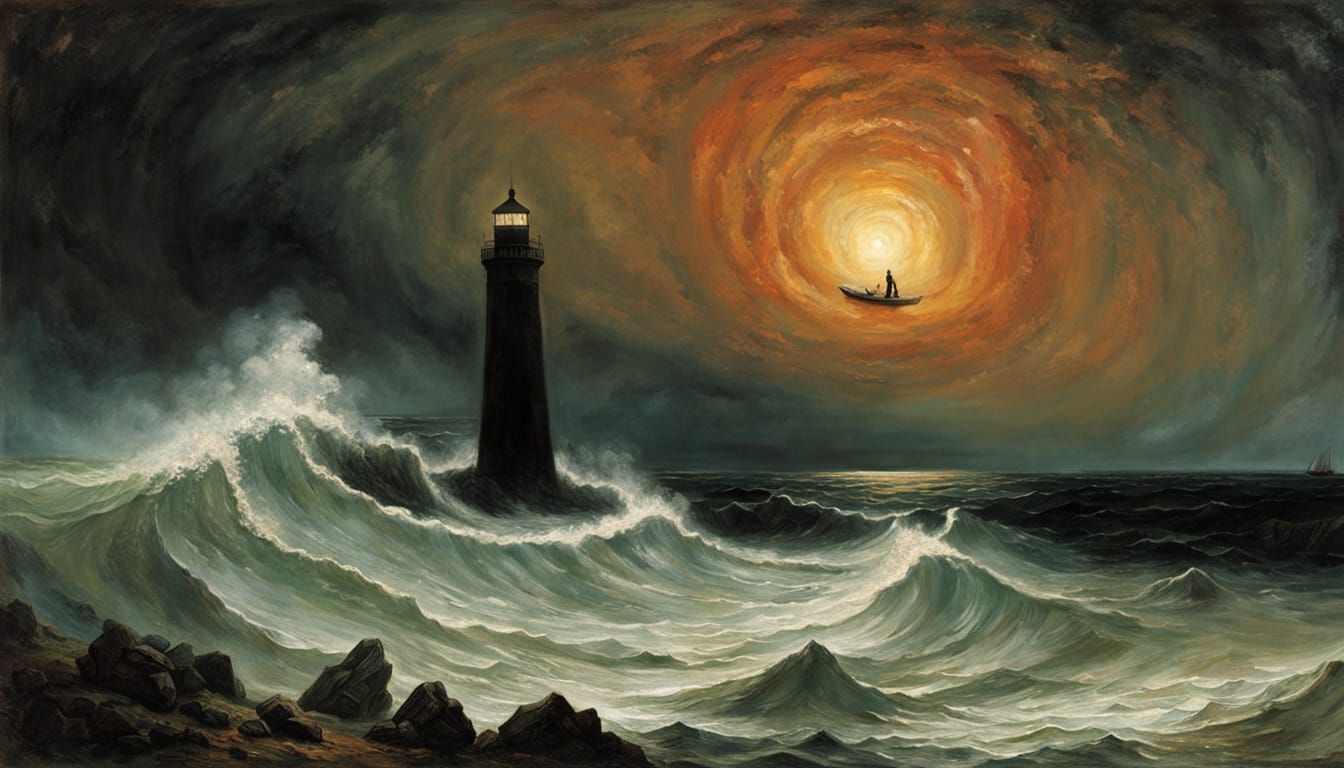 A Sinister Lighthouse Lures a Sailboat into a Hellish Leviat...