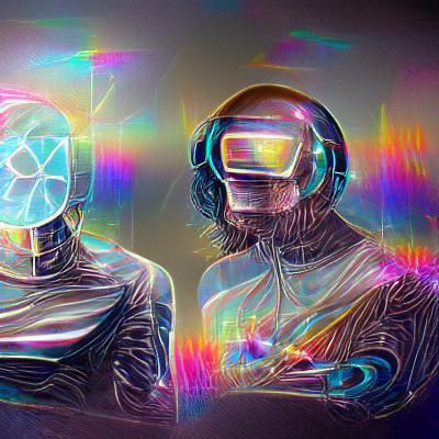 Holographic Astral Cosmic Technology Illustration