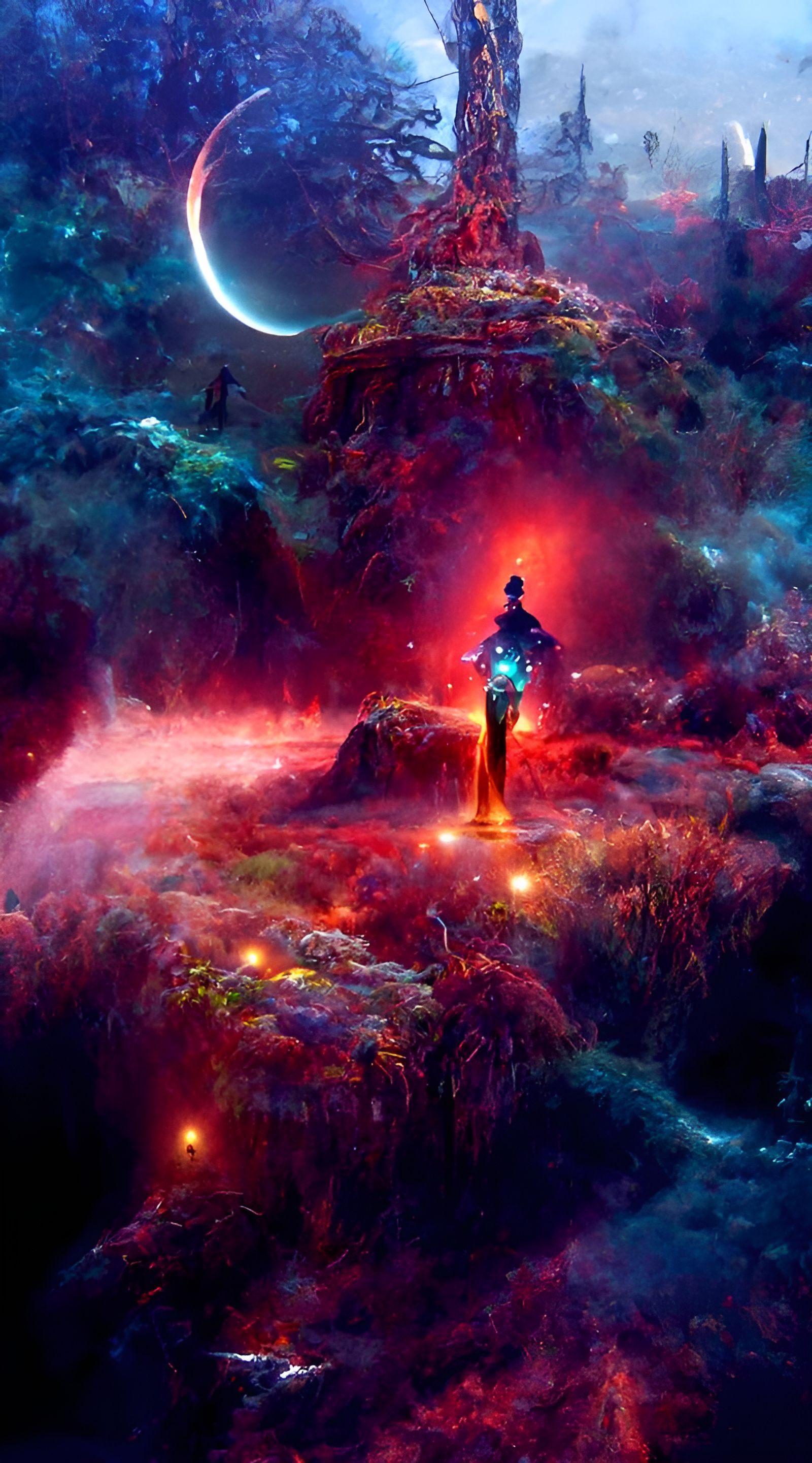 Cosmere Truthwatcher Photoillustration in Expressionist Styl...